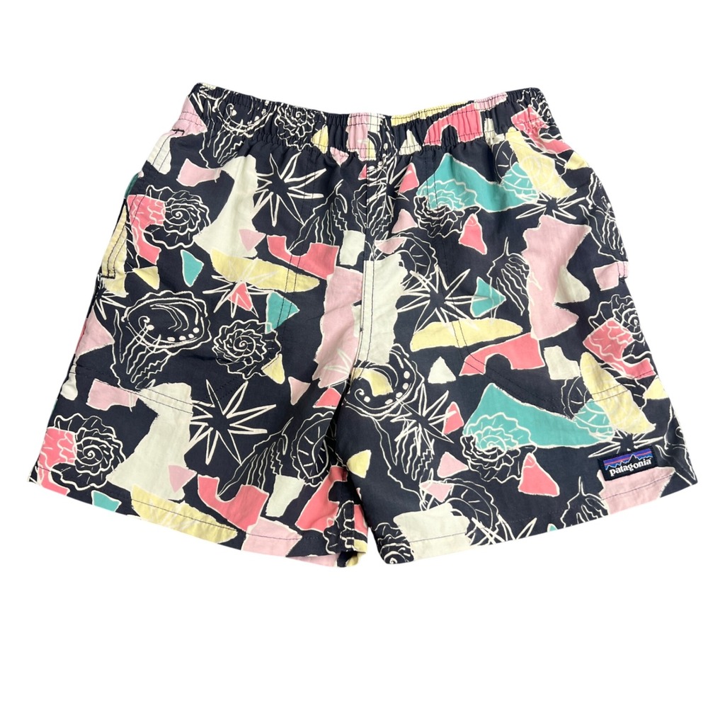 Patagonia Kids Baggies Shorts Size M 10 Lined Shell Print Nylon